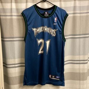 Reebok - Kevin Garnett Timberwolves Jersey - Size Medium - NBA Authentic’s
